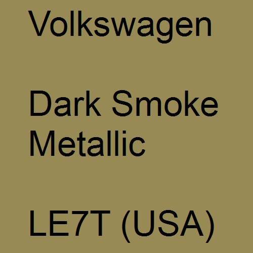 Volkswagen, Dark Smoke Metallic, LE7T (USA).